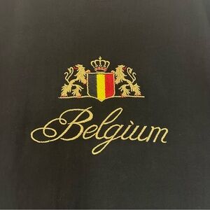 B&C Belgium Black T-Shirt size M Unisex